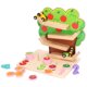 thumbnail image 3 of Car Ramp Toy, Color Recognition Glossy Face Fine Workmanship Race Car Track Basswood  For Early Childhood Education ANGGREK Wooden Race Track, 3 of 8