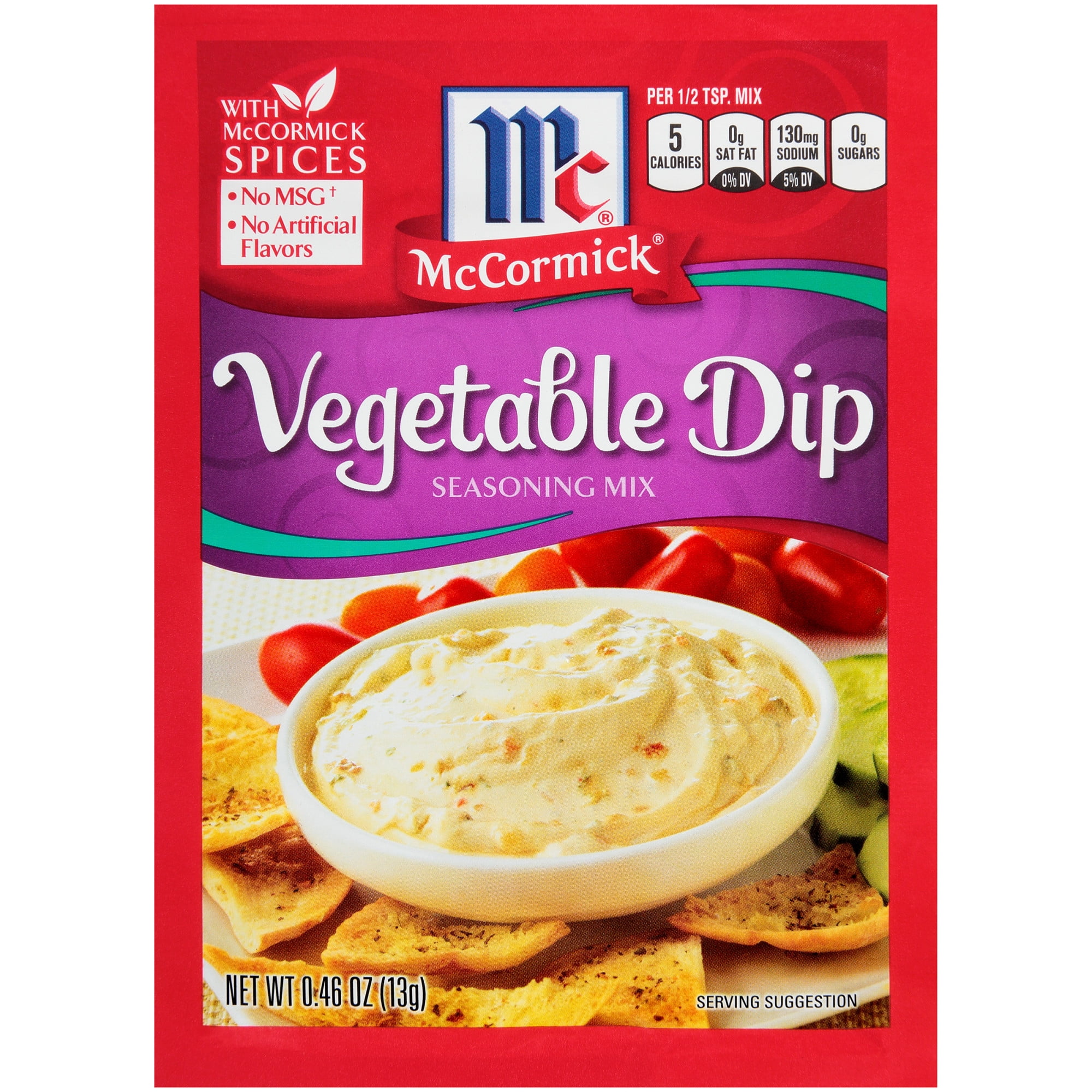 McCormick Vegetable Dip Seasoning Mix, 0.46 oz