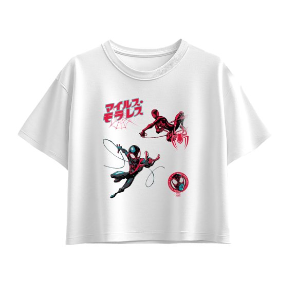 Spider-Man - Miles Morales Short Sleeve Boxy Graphic T-Shirt