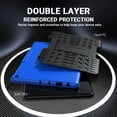 thumbnail image 4 of Pour Étui pour Tablette F I R E HD 10 2021, Étui de Protection Robuste à Double Couche Antichoc Résistant aux Impacts avec Béquille Compatible avec Fire HD 10 Case & 10 Plus 11th Generation Not For IPad 10.1, 4 of 7