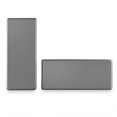 thumbnail image 3 of Node Fitness Premium Yoga Block (Set of 2) - 4" Thick Foam Brick - Gray, 3 of 6