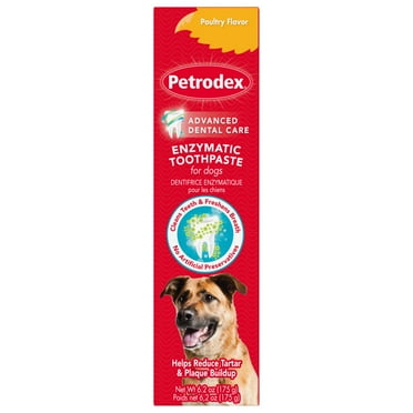 PETRODEX Enzymatic Toothpaste For Dogs, Poultry Flavor, 6.2 oz