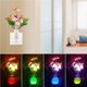 thumbnail image 5 of Yuarrent Lámpara de pared enchufable con Sensor de luz nocturna LED romántica de EE. UU., iluminación para el hogar, seta, hongo, luz colorida Iluminación y accesorios Yuarrent HA025618-00, 5 of 6