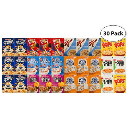 30-Pack of Kellogg's® Assorted Single-Serve Cereal