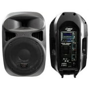 Pyle Pphp1299ai 1000 Watt Powered 2 Way Plastic Molded Speaker Cabinet W/built In Mp3 & Ipod Dock