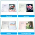 thumbnail image 5 of Uxcell 12.1 x 10.6 Inches Portfolio Binder Folder, 1 Pcs 30 Pocket with Plastic Sheet Protector Sleeves, 5 of 5