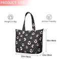 thumbnail image 4 of Black Christmas Snowman Pattern Travel Tote Bags for Women Carry On,Large Weekender Bags for Women Travel,Multi Functional Duffle Bag for Work,Shopping,Sports, 4 of 5