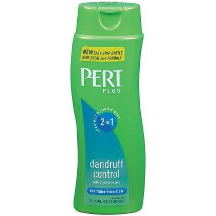 pert plus dandruff control pyrithione zinc for flake free hair 2 in 1 shampoo unisex, 13.5