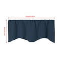 thumbnail image 3 of Winty Blackout Curtains,Living Room Curtains,Door Curtain Kitchen Shading Window Curtain Solid Color Pocket Fan Shaped Curtain Short Curtain 52 X 18 Inches,Tiers & Valances, 3 of 9