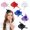 Bow Fascinator, variant on 6 count Mini  Party Hats, 2026 Derby Attire Hats for Girls, Small Fascinators with Clip- Design