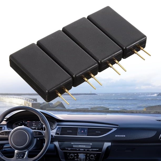 4 piezas de airbag para coche Resistencia de derivación, comprobador de simulador de airbag universal, herramienta de mantenimiento y reparación de detección de fallas, instrumento de prueba