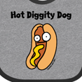 thumbnail image 4 of Inktastic Hotdog Hot Diggity Dawg Boys or Girls Baby Bib, 4 of 4