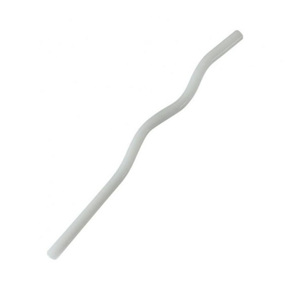 5pcs Reusable Glass Straws, Reusable Bent Wavy Glass Drinking Straws, Reusable Straws for Smoothies, Milkshakes, Juice