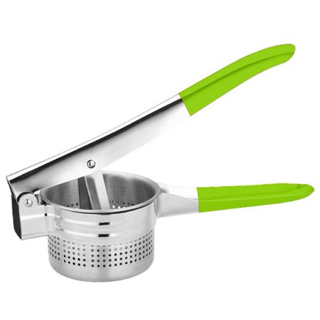 

QILIN Fruit Press Juicer Make Vegetable Stuffing Large Capacity Useful Manual Garlic Press Crusher Rice Masher