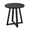 Black 685, variant on Adjustable Height Round Bar Table with Black Top and Metal Base, Space Saving Cocktail Table for Living Room, 24 Inch Diameter, MDF and Metal