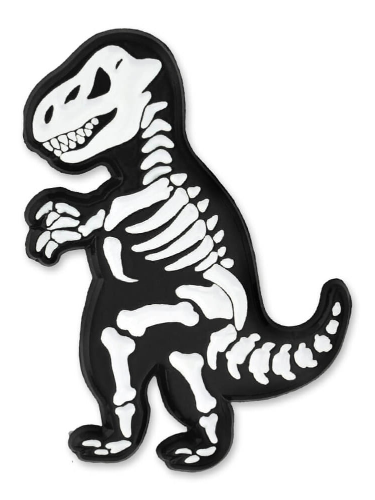 image 0 of T-Rex Skeleton Bones Archaeologist Dinosaur Enamel Lapel Pin