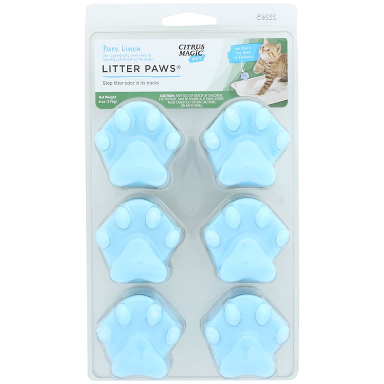 Citrus Magic Odor Control Litter Paws, Fresh Linen, 2-Pack photo 2