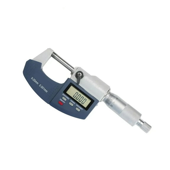 SHAHE 0-25mm Digital Micrometer With Scale Line Electronic Outside Micrometer 0.001mm Micrometer Gauge ,Easy to Operate