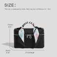 thumbnail image 4 of Bolsos bandolera casuales para mujer, bolsos y carteras de diseñador de lujo, novedad de 2023, bolso bandolera pequeño con aro de lentejuelas y estampado de lichi de PU, 4 of 5