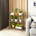 thumbnail image 6 of BENOSS 3 Tier Metal Plant Stand Flower Rack Flower Shelf Flower Pot Display Shelf Home for Living Room Balcony Patio Yard, 6 of 9