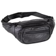 thumbnail image 1 of Home-X Leather Fanny Pack for Women and Men - Multipurpose Genuine Leather Fanny Pack Crossbody Bags for Women - Adjustable Strap Leather Waist Bag for Travel, Hiking, Running and Cycling, 1 of 9