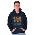 thumbnail image 5 of Indiana Raceway Midwest Car Race Hoodie Sweatshirt Women Men Brisco Brands L, 5 of 6