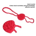 thumbnail image 4 of Chauffe-Nez Couvre-Nez, Tricoté à la Main Doux Confortable Léger Chauffe-Nez pour Randonnée pour Ski Roseate, Rouge, 4 of 8
