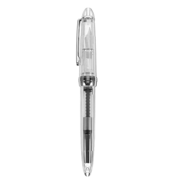 Smooth Writing Pen Clear Fountain Pen Ink Absorber Writing Pen Reusable Calligraphy Fountain Pen