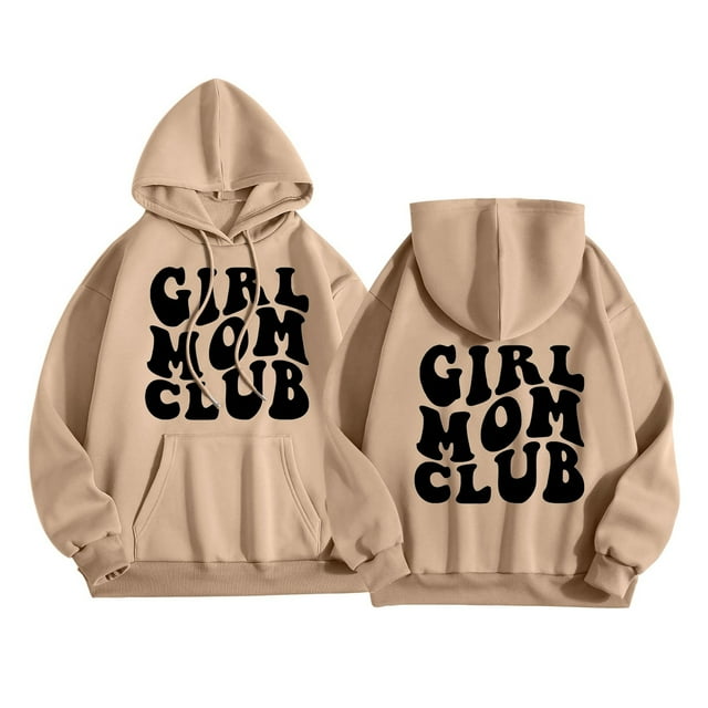 toraway Chandails à Capuchon pour Femmes Zip Up Manches Longues Graphique Imprimé Pull Chandails en Molleton à Capuche Chandails en Molleton à Cordon Blouse L