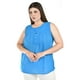 thumbnail image 1 of Blusa semitransparente Roman Fashion /Tallas Extras, 206 (Azul claro) azul 38, 1 of 5