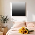 thumbnail image 4 of Canvas Wall Art Gray Black Canvas Art Print Gradient Pictures Wall Decor for Living Room Bedroom Artwork Decorations Stretched Framed Ready to Hang 16"x16", 4 of 9