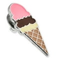 thumbnail image 3 of PinMart's Ice Cream Cone Dessert Cute Trendy Enamel Lapel Pin, 3 of 3