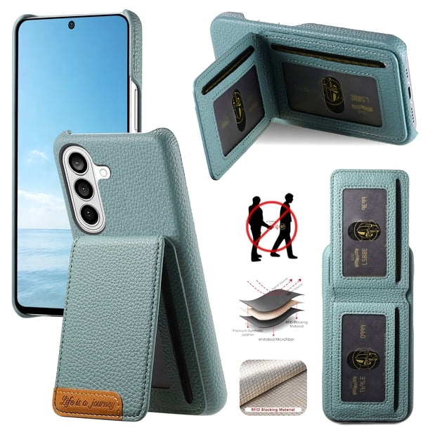 Funda FOXDOCK para Samsung Galaxy S26 Pro Resistente al agua, Antihuella, Soporte ajustable y RFID-azul