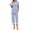 Blue-Spot, variant on Weekease Printed Two Piece Pajama Sets for Women V Neck Short Sleeve Tops and Capri Casual Summer Sleepwear