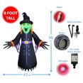 thumbnail image 2 of 8 Foot Tall Inflatable Witch New Party Yard Decoration, 2 of 3