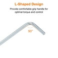 thumbnail image 6 of Uxcell 10pcs Hex Key Wrench 2.5mm L-Shape Hexagon Metric Wrenches Chrome Vanadium Steel Repairing Tool, 6 of 8