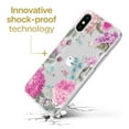thumbnail image 3 of Case Yard iPhone-X Case Clear Soft & Flexible TPU Ultra Low Profile Slim Fit Thin Shockproof Transparent Bumper Protective Cover Drop Protective Cell Phone Cases (Peonies Garden), 3 of 8