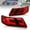 Rear+Red Smoked, variant on VLAND Headlights with D2H Bulbs for Toyota Camry 2010 2011 SE XLE Base Hybrid Sedan 4-Door