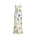 thumbnail image 4 of VISgogo Vestido Midi de Verano para Mujer, Sin Mangas, Correa de Espagueti, Cuello en V, Vestido Largo con Estampado de Hongos VISgogo  moda, 4 of 9