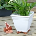 thumbnail image 4 of 24pcs 7 * 5.5 * 2.3CM Pieds de Pot de Fleur Triangulaire Extérieur Intérieur, 4 of 5