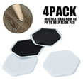 thumbnail image 3 of 4 Pcs Heavy Duty Furniture Moving Sliders Table Moving Pads Floor Protectors;4 Pcs Heavy Duty Furniture Moving Sliders Table Moving Pad Floor Protector, 3 of 8
