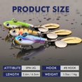 thumbnail image 6 of Swimming or Jigging Fishing Spinners with Two-Way Spinning Spoons System, Rooster Tail Fishing Lures with Flash Copper Body & Blade, Freshwater and Saltwater Blade Bait for Bass Walleye Trout, 6 of 10