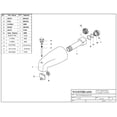 thumbnail image 5 of Westbrass 5-1/4" Diverter Tub Spout, Matte Black, 5 of 12