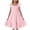 Z01 Pink, variant on Gelikeya Girls Summer Easter Dresses Square Neck Puff Sleeve Tie Back Backless Ruffle A-Line Party Flowy Long Dress 7-12 Years Pink, 7-8 Years