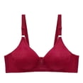 thumbnail image 1 of Bra Large Size Thin Without Ring Comfortable And Breathable Traditional Three Of Buckle Bra, 1 of 9