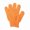 Orange, variant on One Set of 2Pcs Exfoliating Shower Bath Glove Scrubber Shower Dead Skin Cell Remover Body Spa Massage Gloves