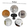 thumbnail image 4 of unbranded 20Ud De Puerta Redondos En Aluminio Para Cocina Y Muebles Negros, 4 of 8