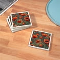thumbnail image 3 of CafePress - Painted Poppies - Tile Coaster, Drink Coaster Set of 4, 3 of 4
