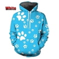 thumbnail image 5 of Nueva sudadera con capucha con estampado 3D de huellas de perro divertidas y a la moda para mujer y hombre, sudadera con capucha con personalidad creativa, sudadera informal de manga larga, 5 of 5