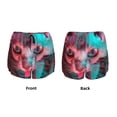 thumbnail image 3 of Vsdgher Psychedelic Hairless Cat Athletic Shorts for Women, Women's Running Double Layer Shorts, High Waisted Yoga Shorts, Workout Athletic Shorts-, 3 of 7